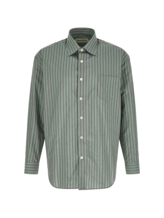 26SS 나마체코 긴팔 셔츠 401N14929109ACQUAMARINA Green