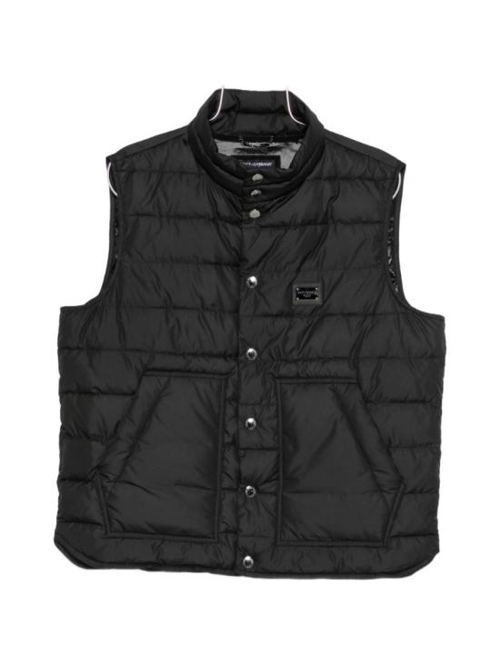 26FW 돌체앤가바나 패딩 조끼 G9AOJTGK319N0000 Black