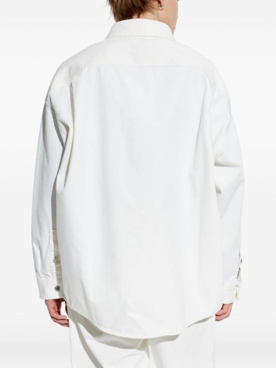 26SS 발망 긴팔 셔츠 GH1HC150DG140FC White - BALMAIN