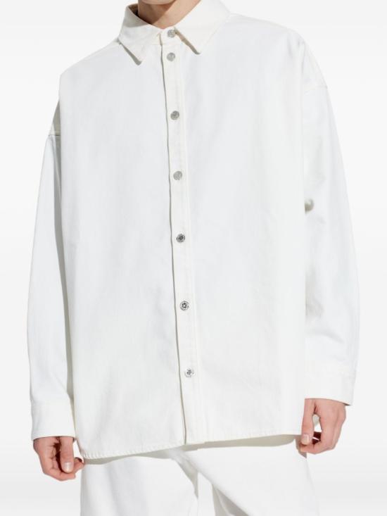 26SS 발망 긴팔 셔츠 GH1HC150DG140FC White - BALMAIN