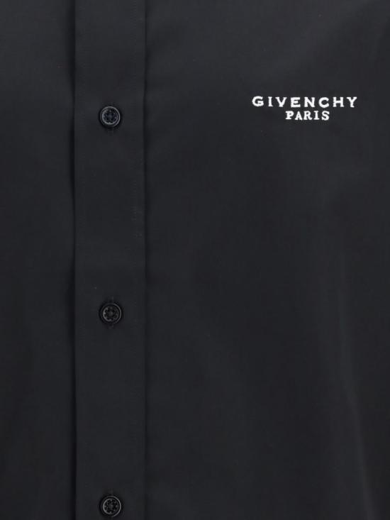 26FW 지방시 긴팔 셔츠 BM616M165R001 Black - GIVENCHY