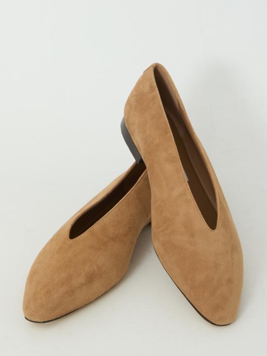 26FW 지미추 플랫 슈즈 MARGOT FLAT BROWN - JIMMY CHOO