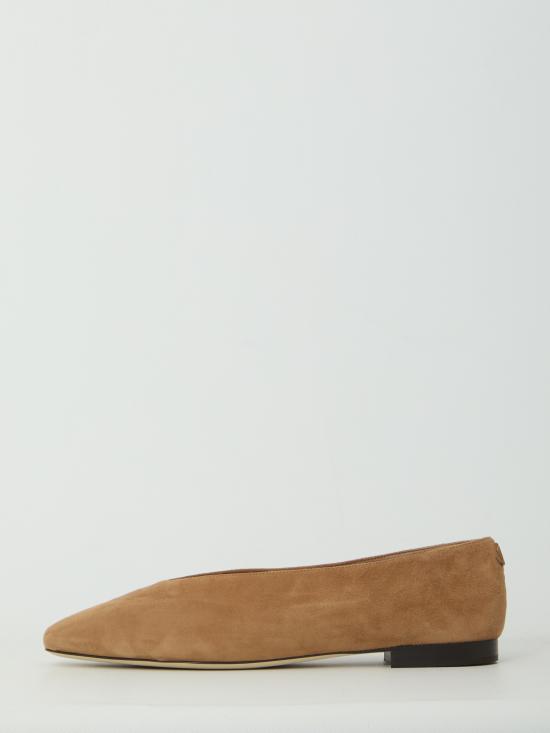 26FW 지미추 플랫 슈즈 MARGOT FLAT BROWN - JIMMY CHOO
