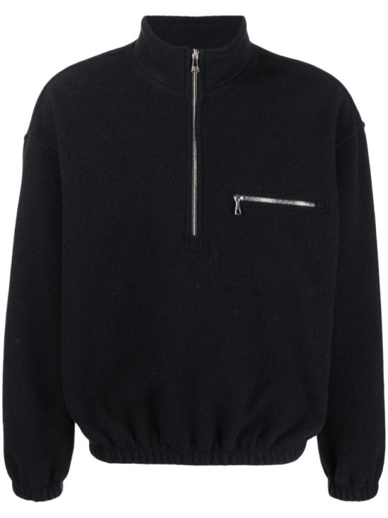 26FW 리에르 집업 니트 NFL1X02BLACK