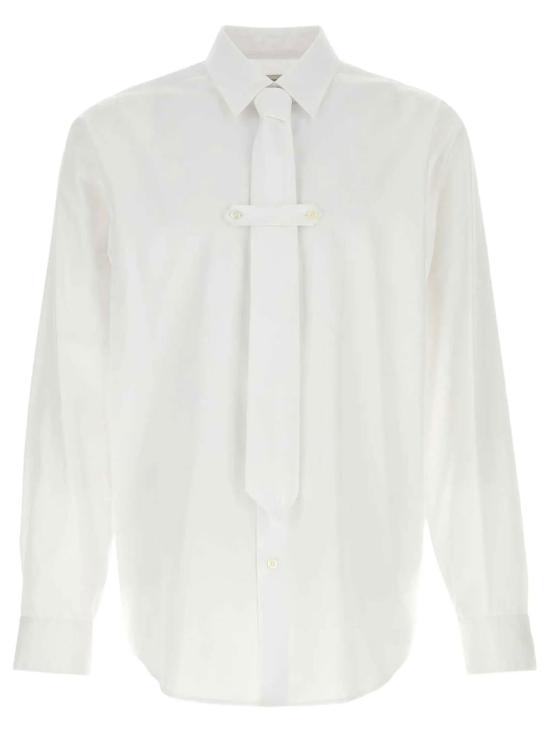 26FW 드리스 반 노튼 긴팔 셔츠 0207124314 001 WHITE