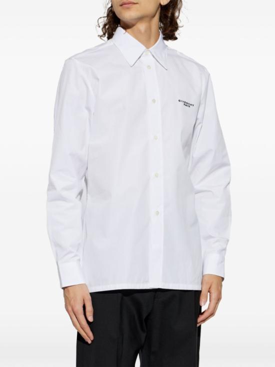 26FW 지방시 긴팔 셔츠 BM616M165R100 White - GIVENCHY