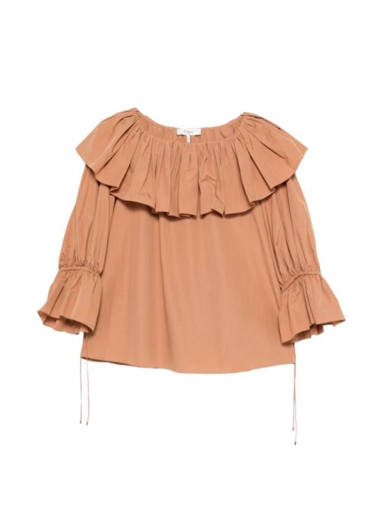 26SS 끌로에 블라우스 CH26UH10114426U Brown