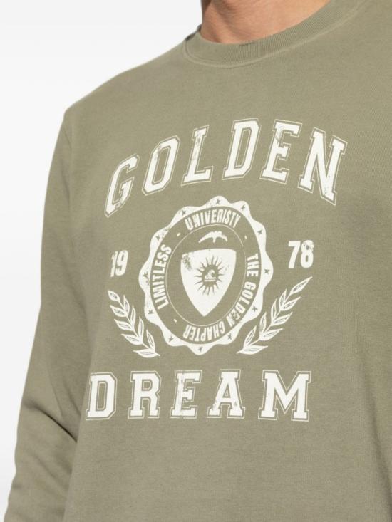 26FW 골든구스 긴팔 티셔츠 GMP01223P00263436109 Green - GOLDEN GOOSE