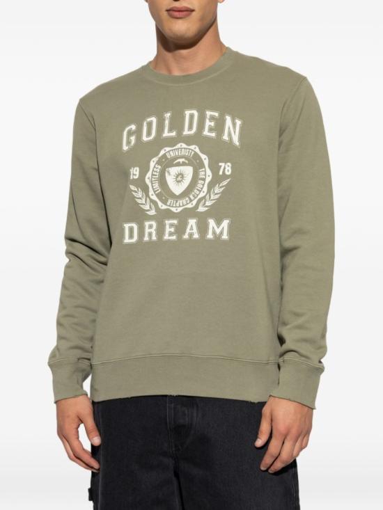 26FW 골든구스 긴팔 티셔츠 GMP01223P00263436109 Green - GOLDEN GOOSE