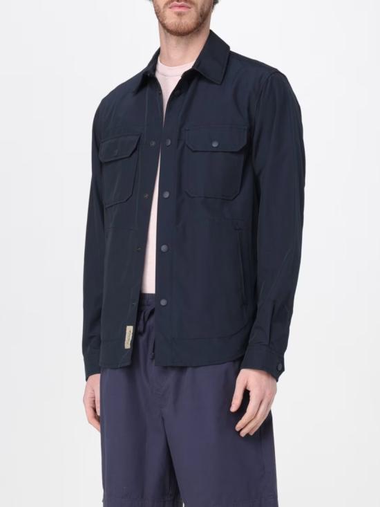 26SS 울리치 긴팔 셔츠 CFWOOS0186MRUT3662SMO Blue - WOOLRICH