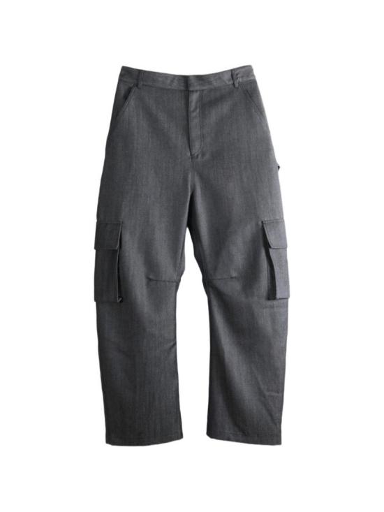 26FW 발렌시아가 유틸리티 울 카고 팬츠 A002ADTUT444100 Grey