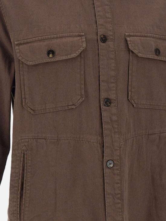 26SS 울리치 긴팔 셔츠 CFWOOS2036MRUT528810026 Brown - WOOLRICH