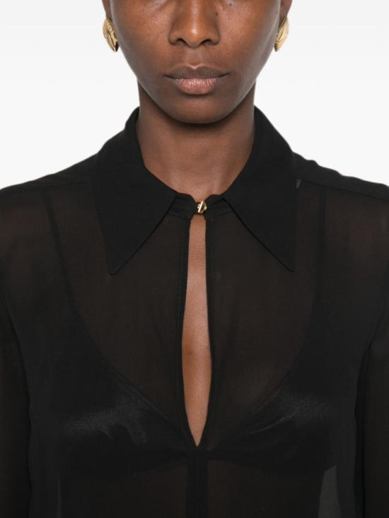 26FW 엘리자베타프랜치 블라우스 CA19466E2110 Black - ELISABETTA FRANCHI