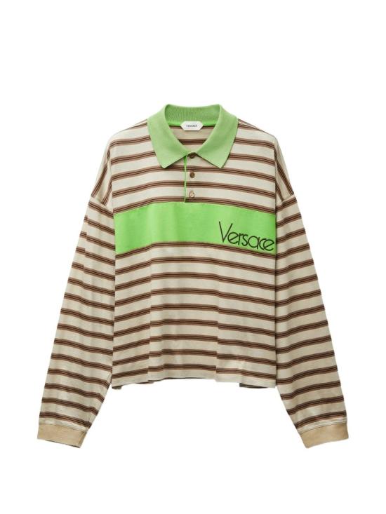 26FW 베르사체 폴로 티셔츠 1025512 1A18439 Multicolor