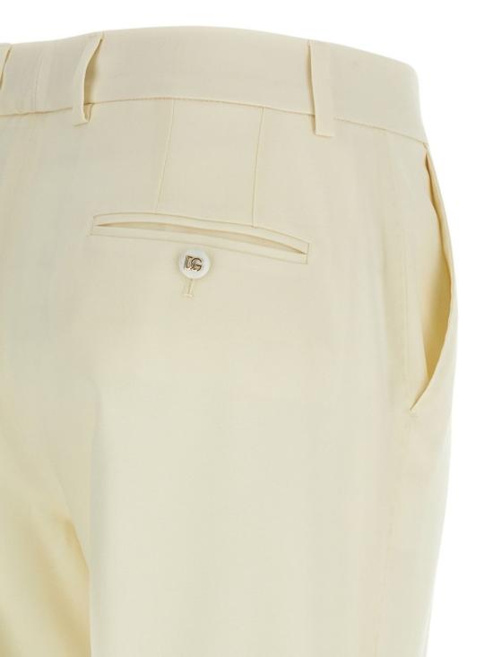 26SS 돌체앤가바나 울 트라우저 FT0CXTFUBGCW0001 Neutrals - DOLCE & GABBANA