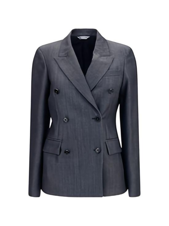 26FW 발렌시아가 더블 브레스티드 테일러드 자켓 872296TUT444100 Grey