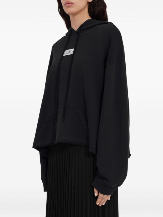 26FW MM6 메종마르지엘라 코튼 후디드 스웨트셔츠 S52GU0235M25025900 Black - MM6 MAISON MARGIELA