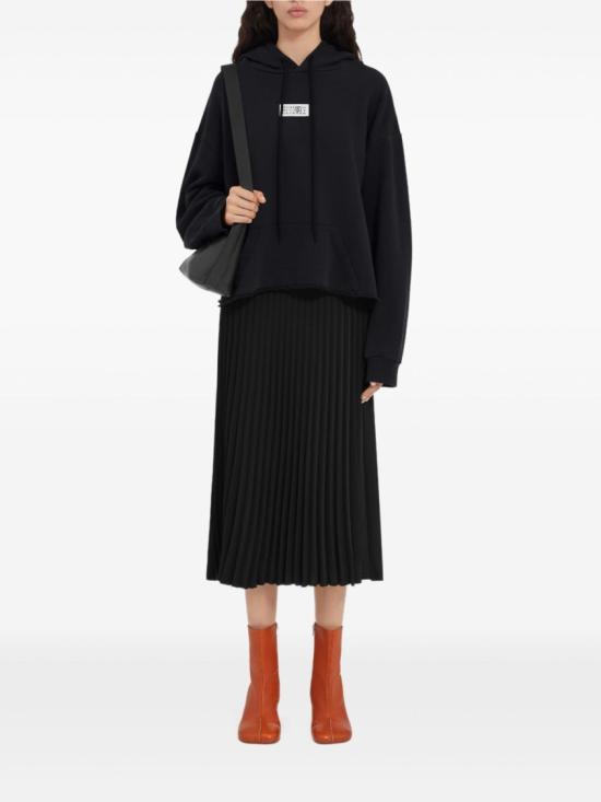 26FW MM6 메종마르지엘라 코튼 후디드 스웨트셔츠 S52GU0235M25025900 Black - MM6 MAISON MARGIELA