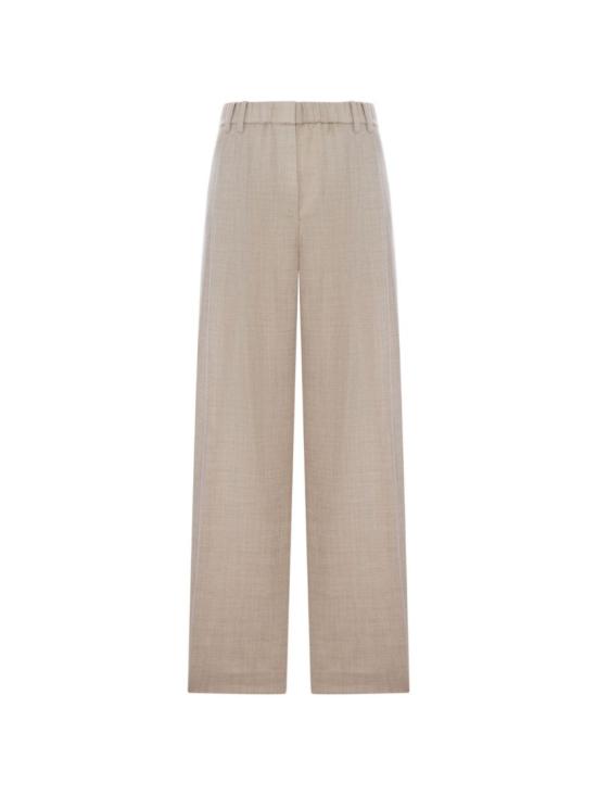 26FW 브루넬로 쿠치넬리 스트레이트 팬츠 MP550P9253C1418 Neutrals