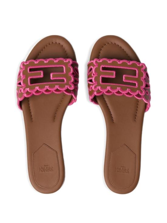 26SS 펜디 뮬/슬리퍼 8R8979AWLAF1VP2 Brown - FENDI