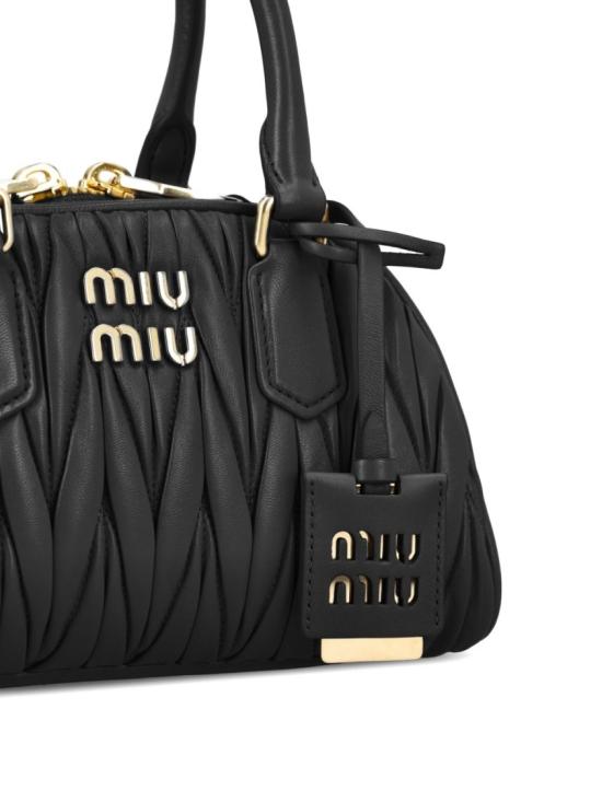 26FW 미우미우 토트백 5BB191AN88V OLOF0002 Black - MIU MIU