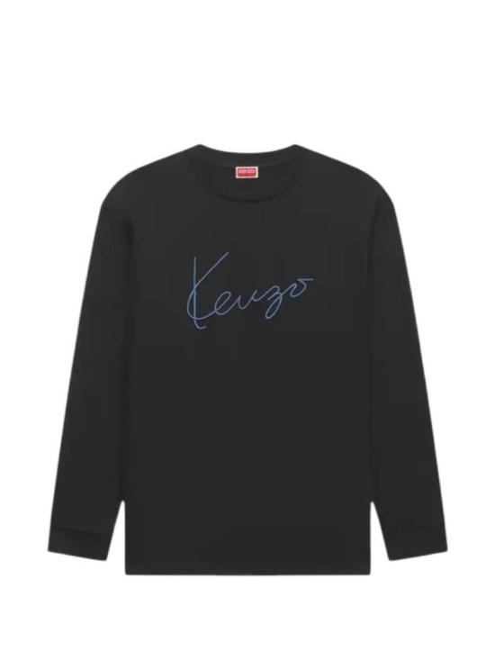 26FW 겐조 긴팔 티셔츠 FG65TL3614SG99J Black