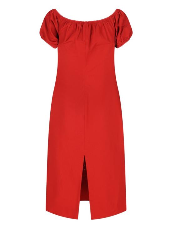 26SS 미우미우 포플린 드레스 MF61831BMSS OOOF0011 Red - MIU MIU