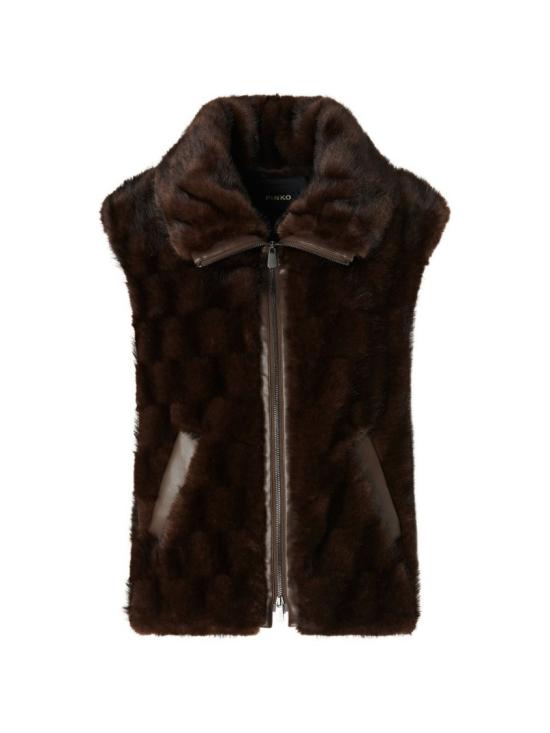 26FW 핑코 베스트 106939A3C5M11 Black