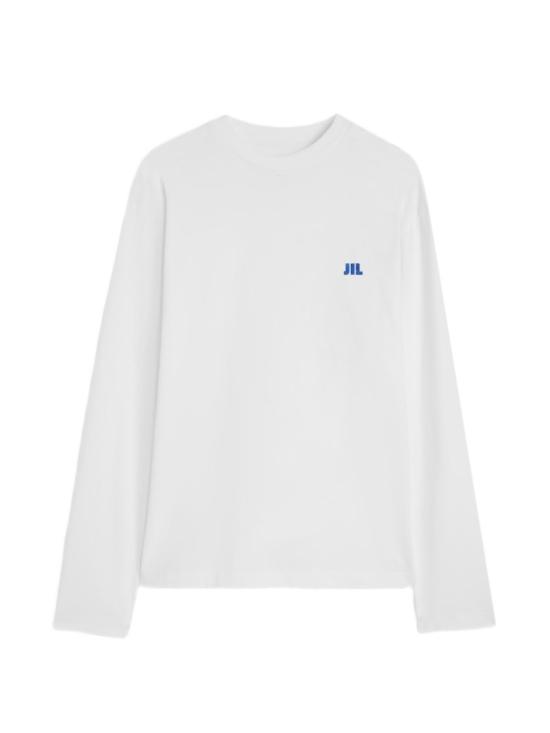 26FW 질샌더 긴팔 티셔츠 J22GC0282J45048100 White