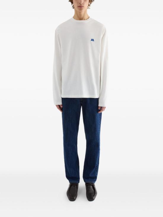 26FW 질샌더 긴팔 티셔츠 J22GC0282J45048100 White - JIL SANDER