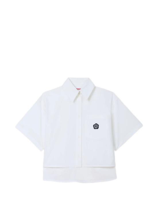 26FW 겐조 폴로 티셔츠 FG62CH2469LH01 White