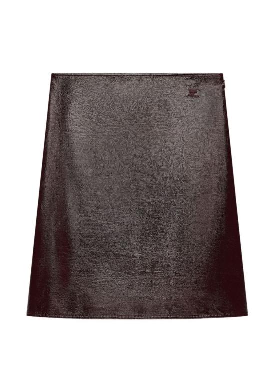 26FW 쿠레쥬 미디 스커트 326CJU397VY00144090 Burgundy