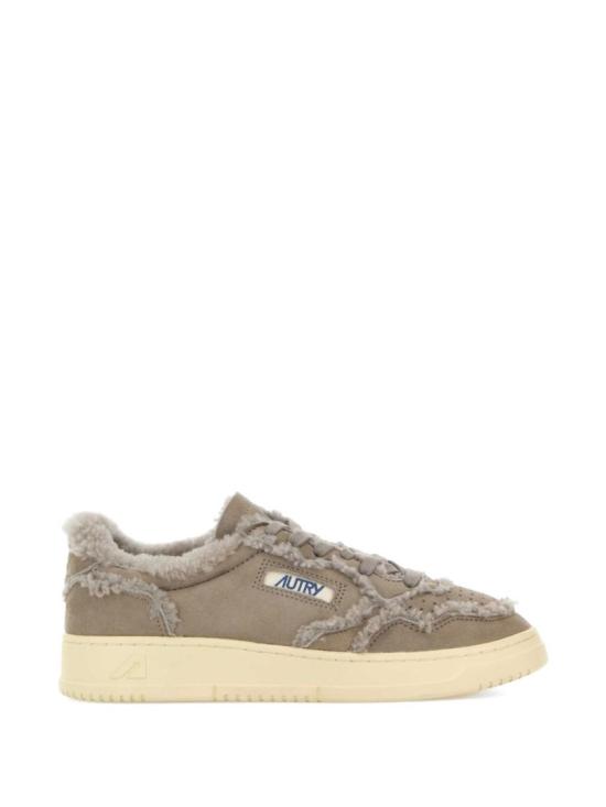 26FW 오트리 메달리스트 로우 레더 스니커즈 AULWGX02TAUPE Neutrals