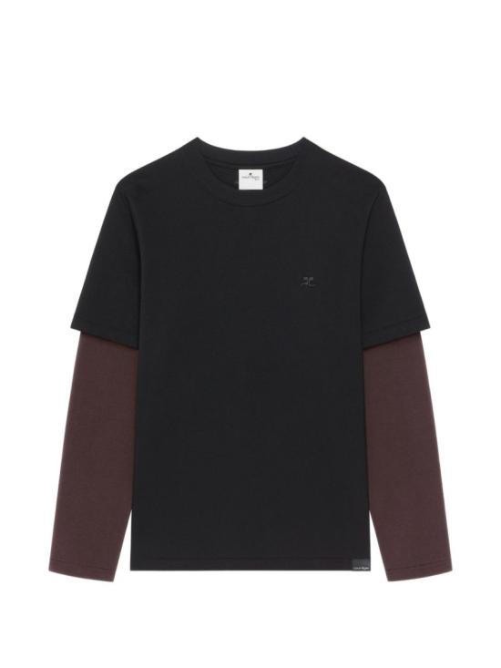26FW 쿠레쥬 긴팔 티셔츠 326JTS263JS0233B269 Black
