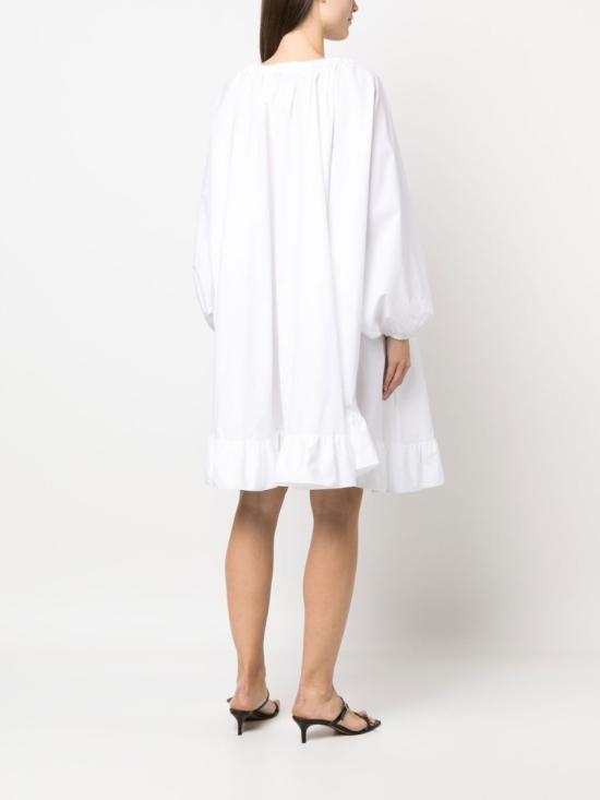 26SS 파투 미디 원피스 DR1080017001W White - PATOU
