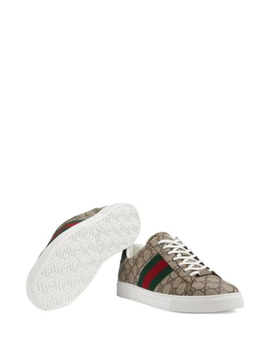 26FW 구찌 에이스 웹 스니커즈 760775FACMZ9746 Green - GUCCI