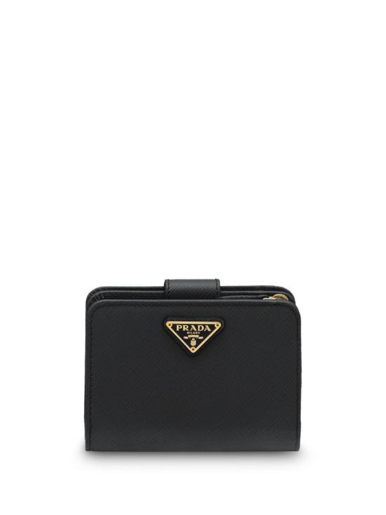 26FW 프라다 사피아노 가죽 중지갑 1ML018QHHF0002 Black - PRADA