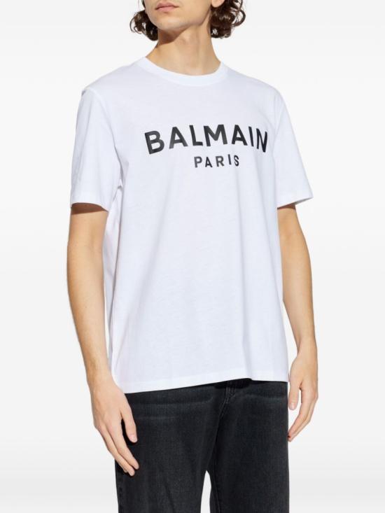 26FW 발망 반팔 티셔츠 GH1EG000BD45GAB Purple - BALMAIN