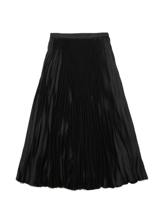 26FW 질샌더 미디 스커트 J02MA0407J70096001 Black
