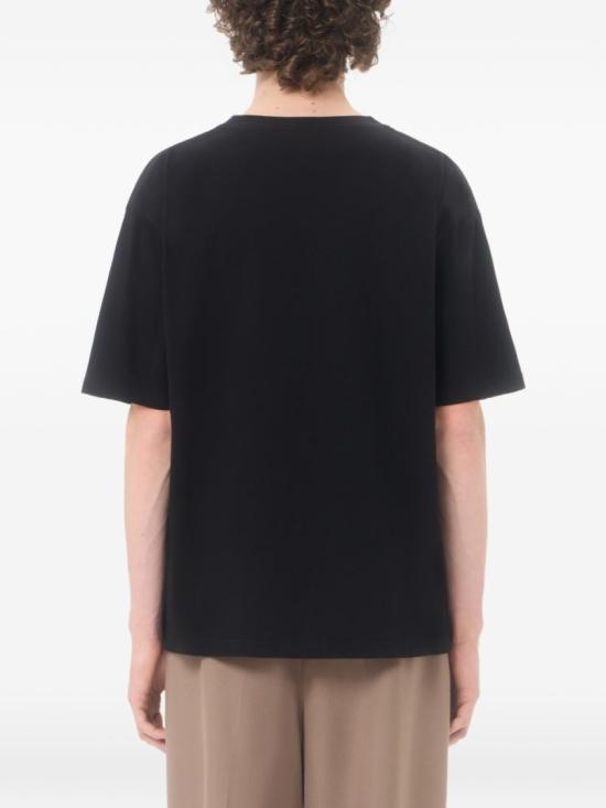 26FW 발렌티노 가라바니 반팔 티셔츠 9V3MG16PBM70NR Black - VALENTINO GARAVANI
