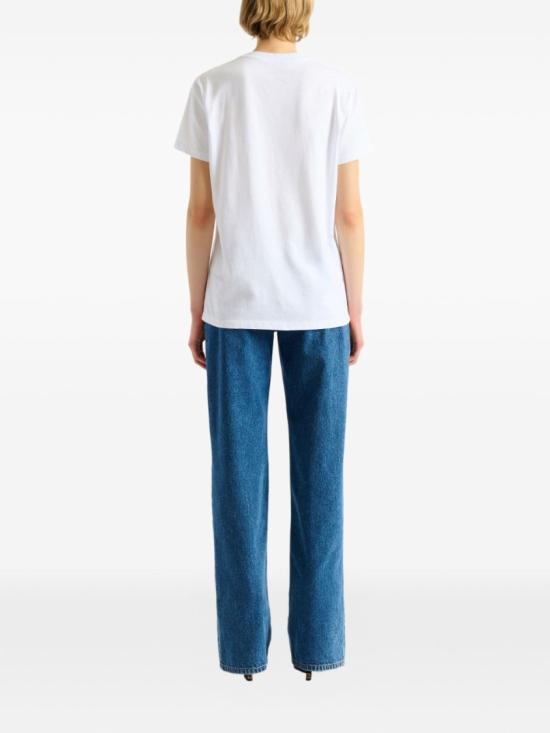 26FW 발망 반팔 티셔츠 HF1EF000BD10GAB White - BALMAIN