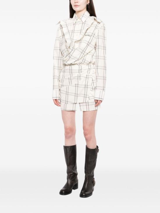 26SS 디 아티코 숏 원피스 260WCA00458CCC125AA020 White - THE ATTICO