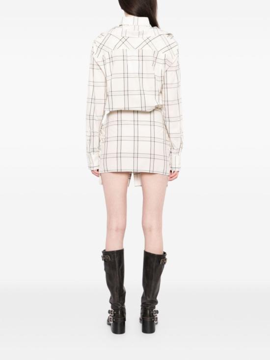 26SS 디 아티코 숏 원피스 260WCA00458CCC125AA020 White - THE ATTICO