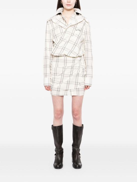 26SS 디 아티코 숏 원피스 260WCA00458CCC125AA020 White - THE ATTICO