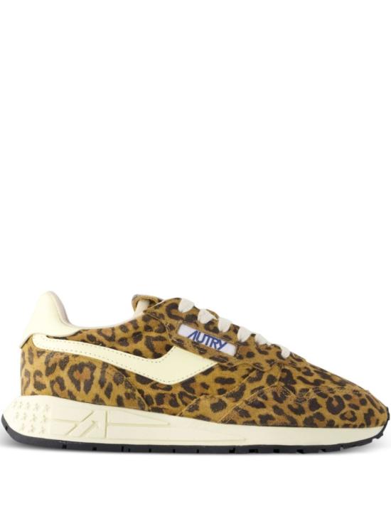 26FW 오트리 릴윈드 스니커즈 WWLWUJ02LEOPARD RUTABAGA Brown