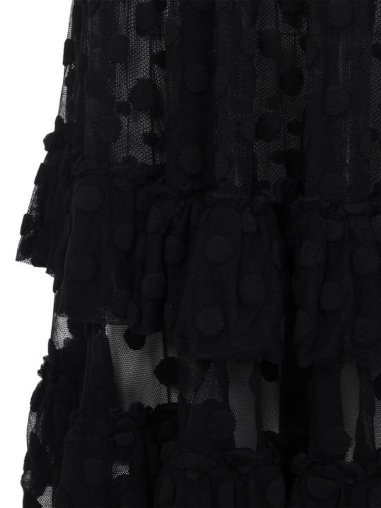 26SS 드리스 반 노튼 미디 원피스 0110073291900 Black - DRIES VAN NOTEN