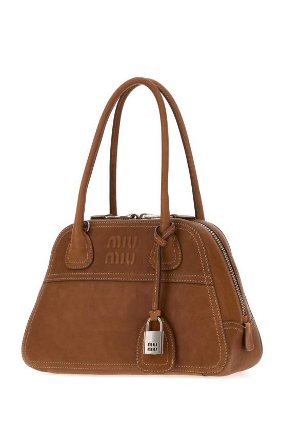 26FW 미우미우 토트백 5BB2002BBL F098L Camel - MIU MIU