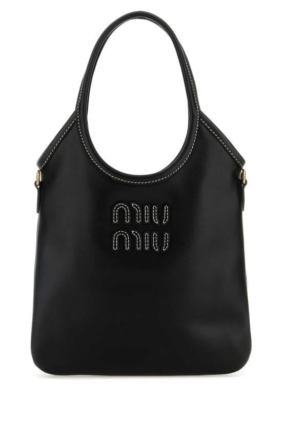 26FW 미우미우 토트백 5BA281VOLN2CRW F0002 Black