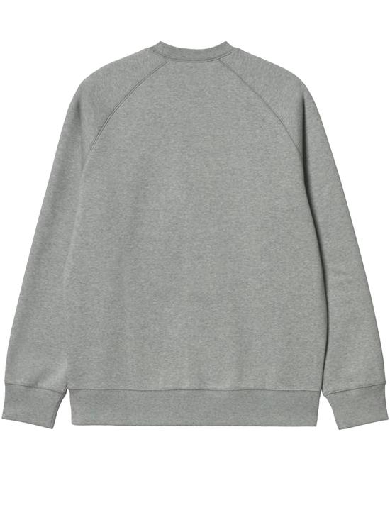 26FW 칼하트 WIP 체이스 스웨트셔츠 I033660 00M XX GREY HEATHER GOLD - CARHARTT WIP