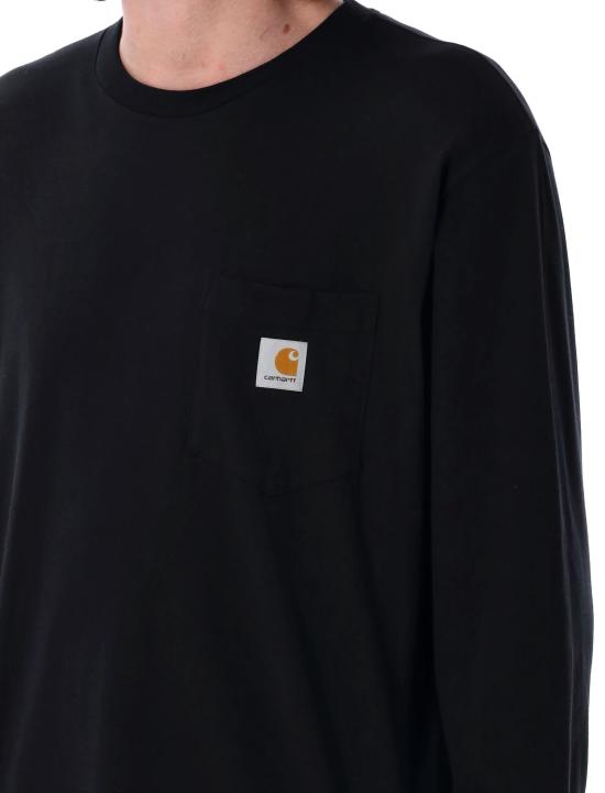 26FW 칼하트 WIP 롱슬리브 포켓 티셔츠 I030437 89 XX Black - CARHARTT WIP
